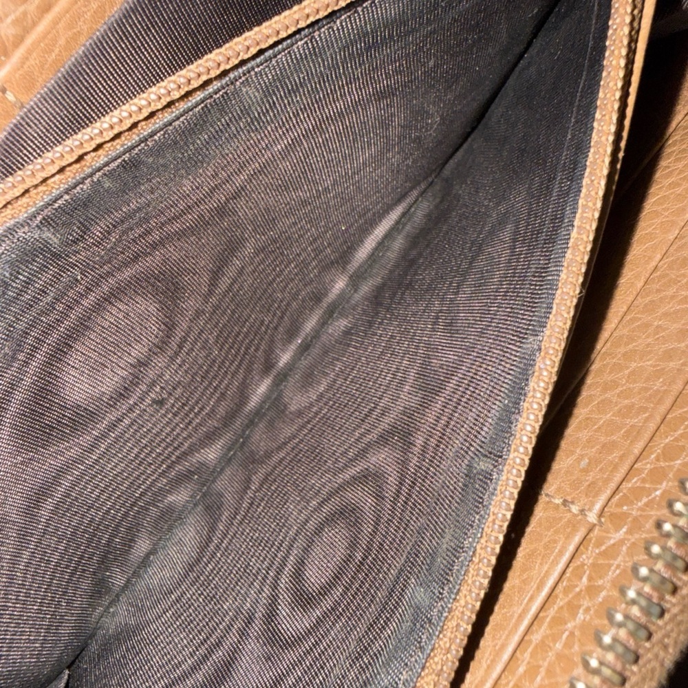 Gucci Tan Leather bamboo tassle with Gold Logo - Picture 8 of 11